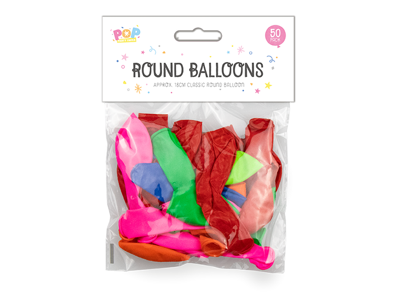 Round Balloons 50pk